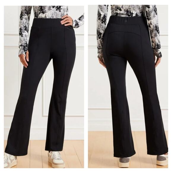 Talbots Out & About Stretch Seamed Flare Pants size Medium - Picture 1 of 7